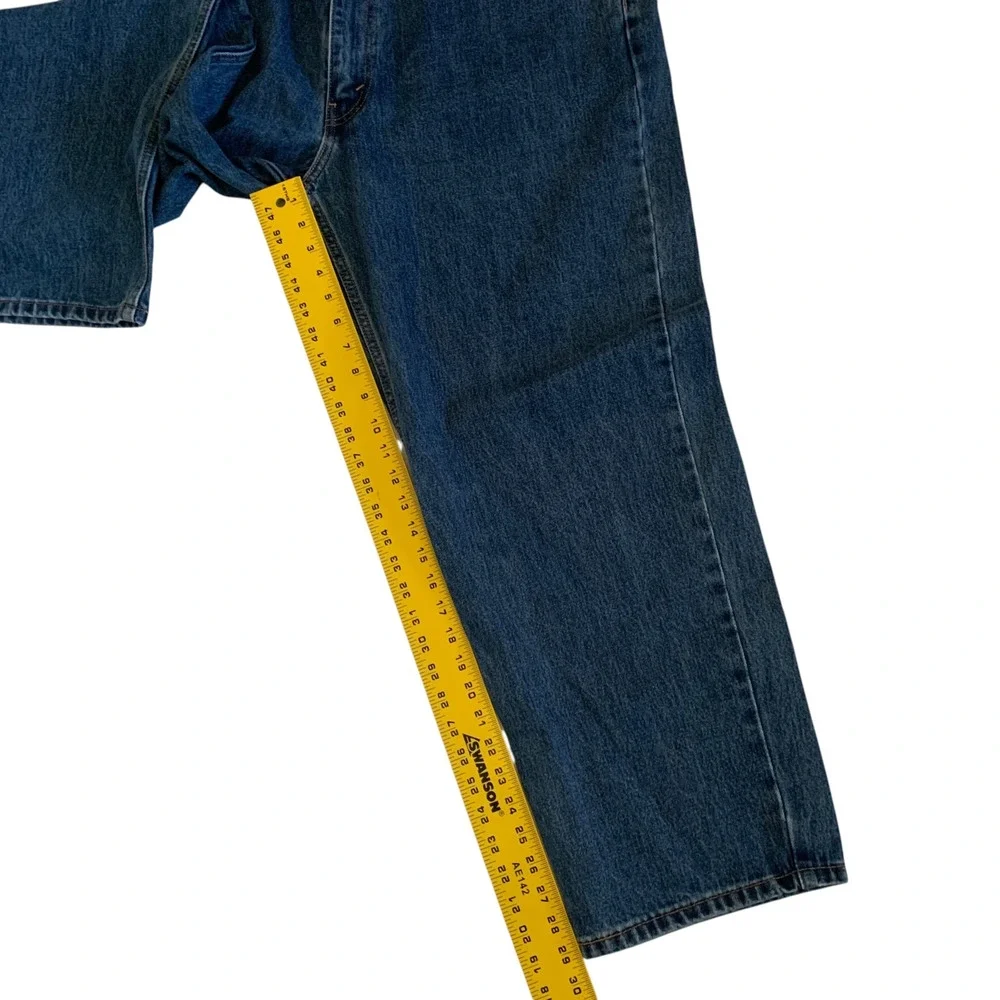 Levi's 550 Men's Size 44x30 Relaxed Fit Tapered Non-Stretch Denim Jeans